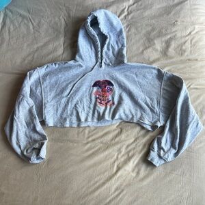 Boys Lie cropped hoodie, size small